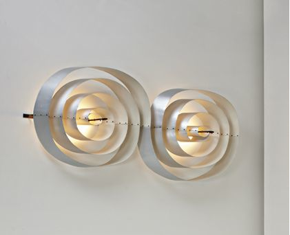 Exceptional large wall light, 1955 by Poul Henningsen